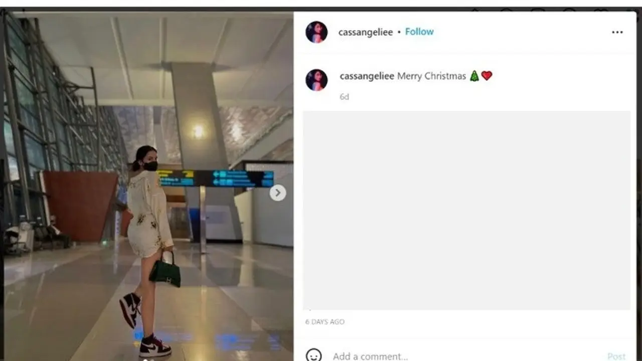 Unggahan Terakhir Cassandra Angelie, Artis CA yang Diduga Ditangkap Kasus Prostitusi