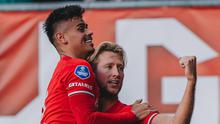 Bek Timnas Indonesia, Mees Hilgers mencetak satu gol saat FC Twente menang telak 4-0 atas Heracles dalam lanjutan Eredivisie 2024/2025, Minggu (27/10/2024) (Dok. FC Twente).