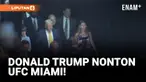 Usai Bicara Nuklir Iran, Donald Trump Asyik Nonton UFC Miami