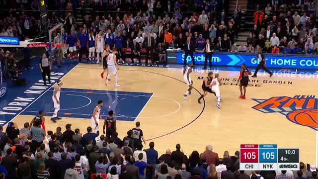 Berita video game recap NBA 2017-2018 antara Chicago Bulls melawan New York Knicks dengan skor 122-119.