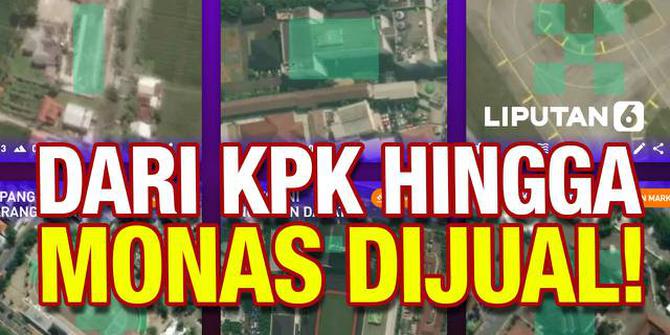 VIDEO: Mulai dari Gedung KPK, Monas Hingga Sirkuit Mandalika Dijual di Situs Online!