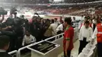 Presiden Joko Widodo (Jokowi) meresmikan Stadion Utama Gelora Bung Karno (SUGBK) usai dilakukan renovasi besar-besaran.