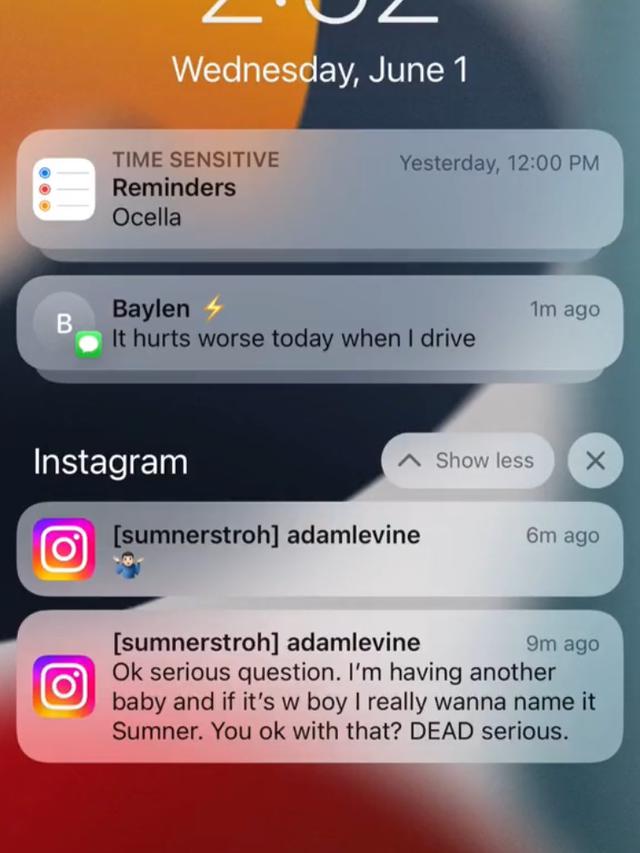 Video tuduhan perselingkuhan Adam Levine (Foto: Screenshot video TikTok @sumnerstroh)