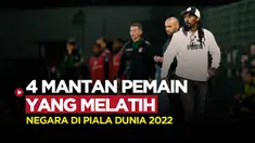 Berita Motiongrafis tentang Aliou Cisse dan 3 Mantan Pemain Top Yang Kini Melatih Negara di Piala Dunia 2022.