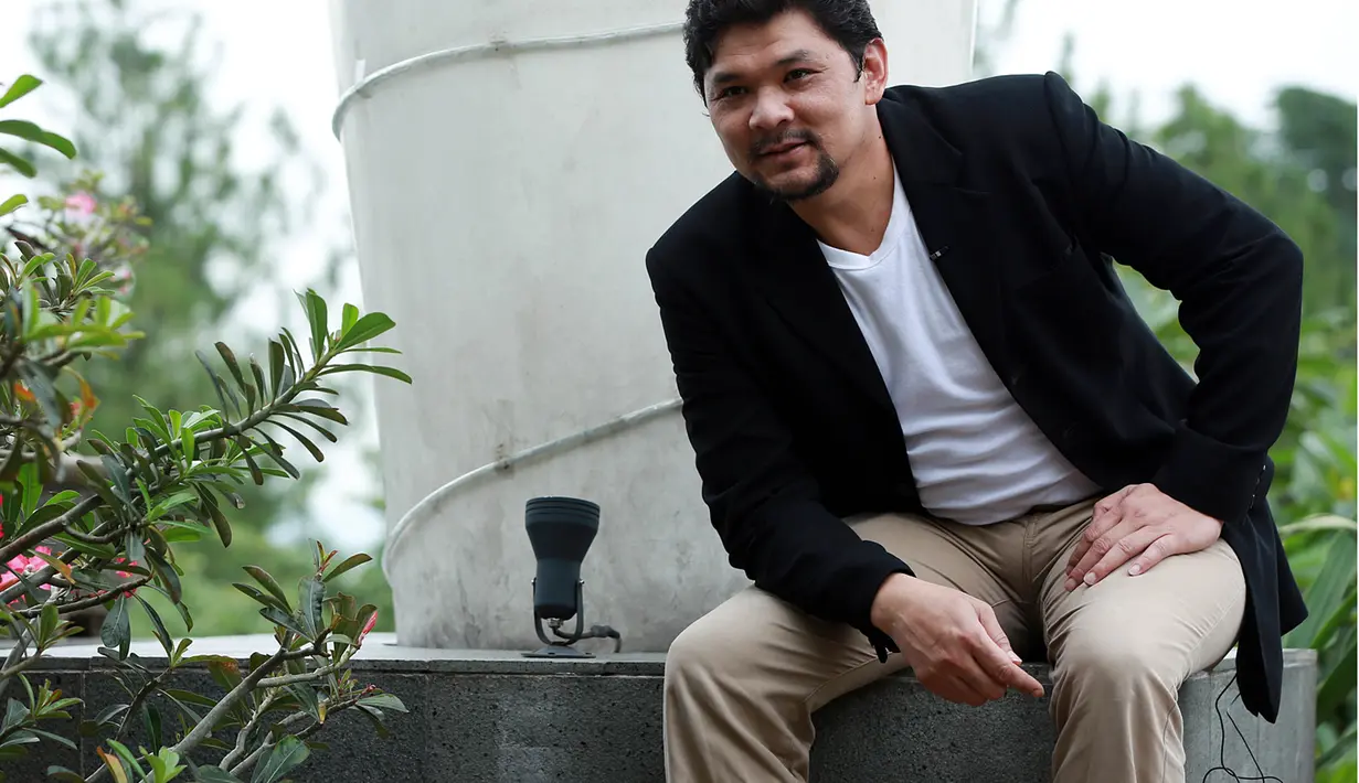 Menurut Derry Drajat, seorang aktor bisa terlihat antagonis kalau hatinya juga ikut menjadi orang yang jahat. (Deki Prayoga/Bintang.com)