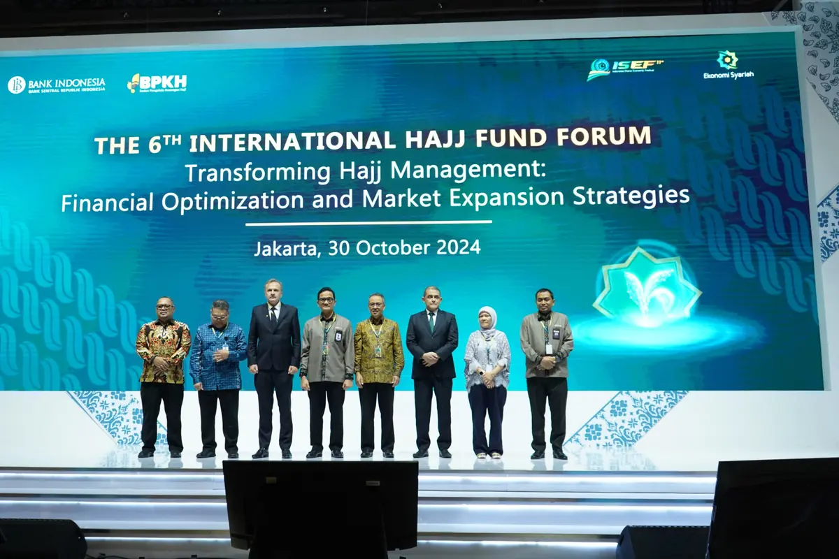 Badan Pengelola Keuangan Haji (BPKH) telah menggelar acara the 6th International Hajj Fund Forum atau Forum Keuangan Haji Internasional yang bertemakan "Transforming Hajj Management: Financial Optimization and Market Expansion Strategies" pada Rabu (30/10