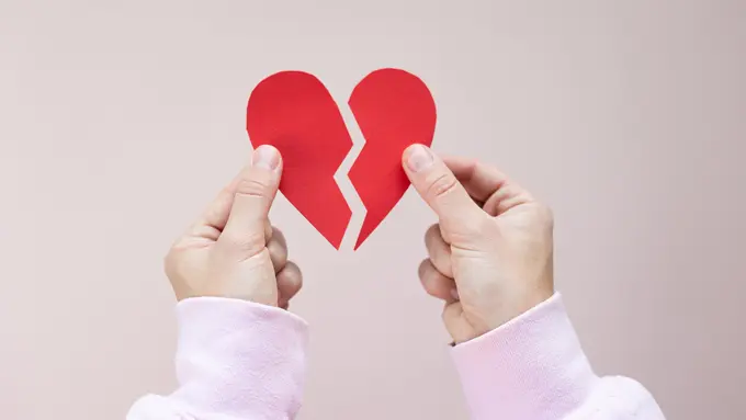 Ilustrasi putus cinta, sakit hati