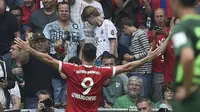 Penyerang Bayern Munchen, Robert Lewandowski. (Carmen Jaspersen/dpa via AP) via AP)