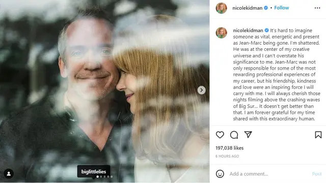 Unggahan Nicole Kidman. (Instagram/ nicolekidman)