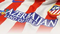 Logo Azerbaijan di seragam Atletico Madrid (clubatleticodemadrid.com)