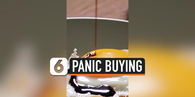 VIDEO: Pria Ini Ajak Masyarakat Tak Panic Buying Lewat Video Telur Ceplok