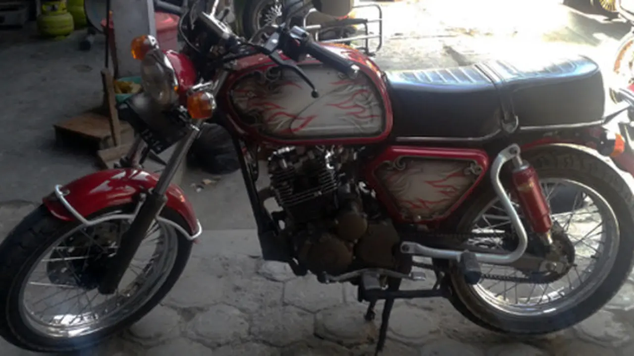 Modifikasi Yamaha Scorpio ala CB Dream (Doc Abe)