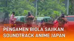Seorang pengamen biola di Bandung, Jawa Barat ini viral.