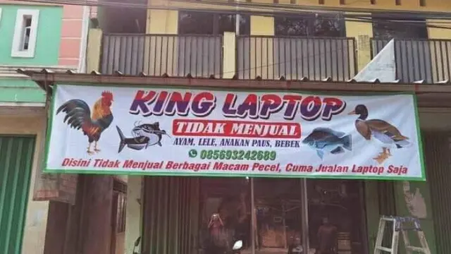 spanduk warung nyeleneh