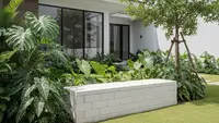 14 Inspirasi Tempat Duduk di Halaman dari Batu Bata yang Estetik dan Tahan Lama