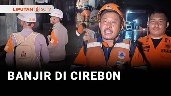 Banjir Terjang Tiga Kecamatan di Kabupaten Cirebon