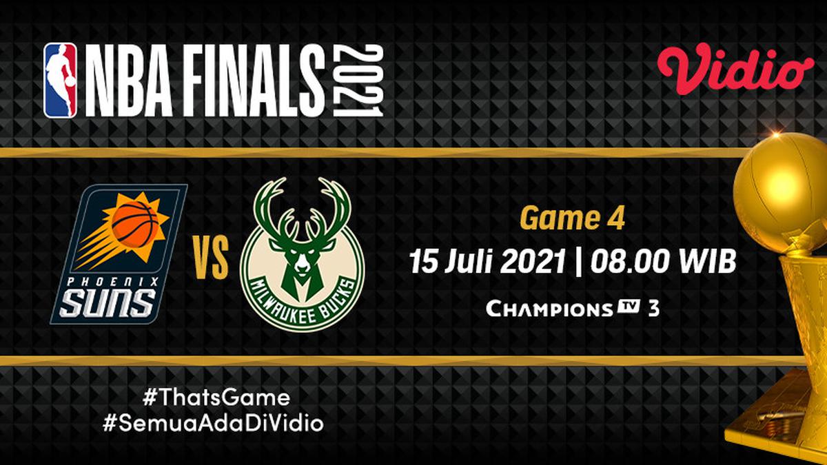 Jadwal dan Link Live Streaming NBA Final Game 4 di Vidio Kamis 15 Juli
