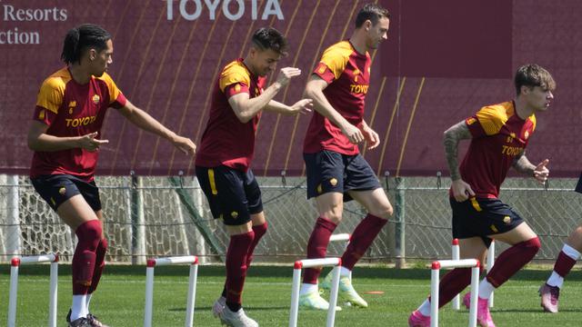 Sesi Latihan AS Roma Jelang Duel Lawan Sevilla di Final Liga Europa