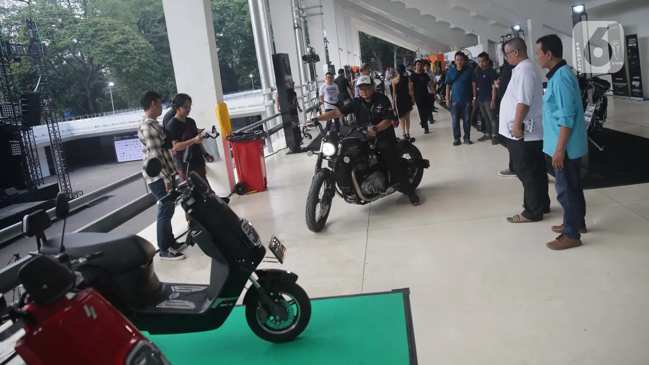 Deretan Motor Modifikasi Dipamerkan di IIMS Motobike Expo 2019