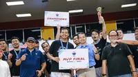 Tim Basket Putra & Putri BRI berhasil meraih Gelar Juara di Liga Jasa Keuangan 2023, Sabtu (18/11).