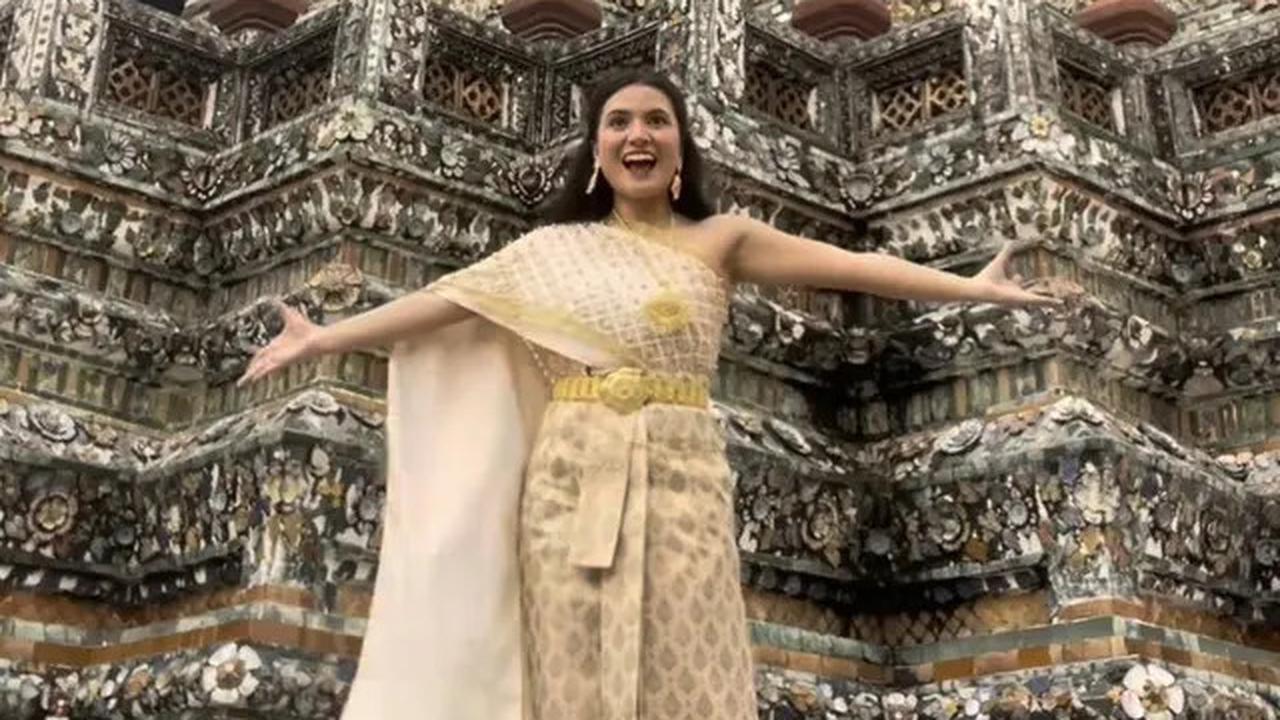 6 Gaya Marsha Aruan Liburan di Thailand, Dibalut Baju Tradisional, Kenakan Baju Rp300 ribuan, hingga Kacamata Rp10 jutaan