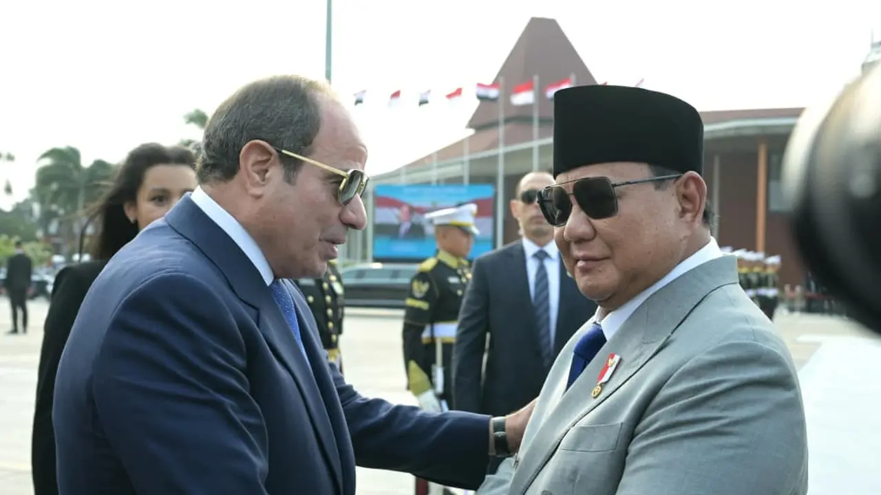 Presiden Prabowo Subianto melepas kepulangan Presiden Republik Arab Mesir Abdel Fattah El-Sisi.