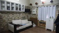 Pemandangan sel penjara gembong narkoba asal Brasil Jarvis Chimenes Pavao di Lapas Tacumbu, Paraguay, 28 Juli 2016. Di dalam penjara, Jarvis menghuni tiga kamar besar yang dilengkapi perpustakaan, ruang konferensi dan televisi plasma (Norberto DUARTE/AFP)