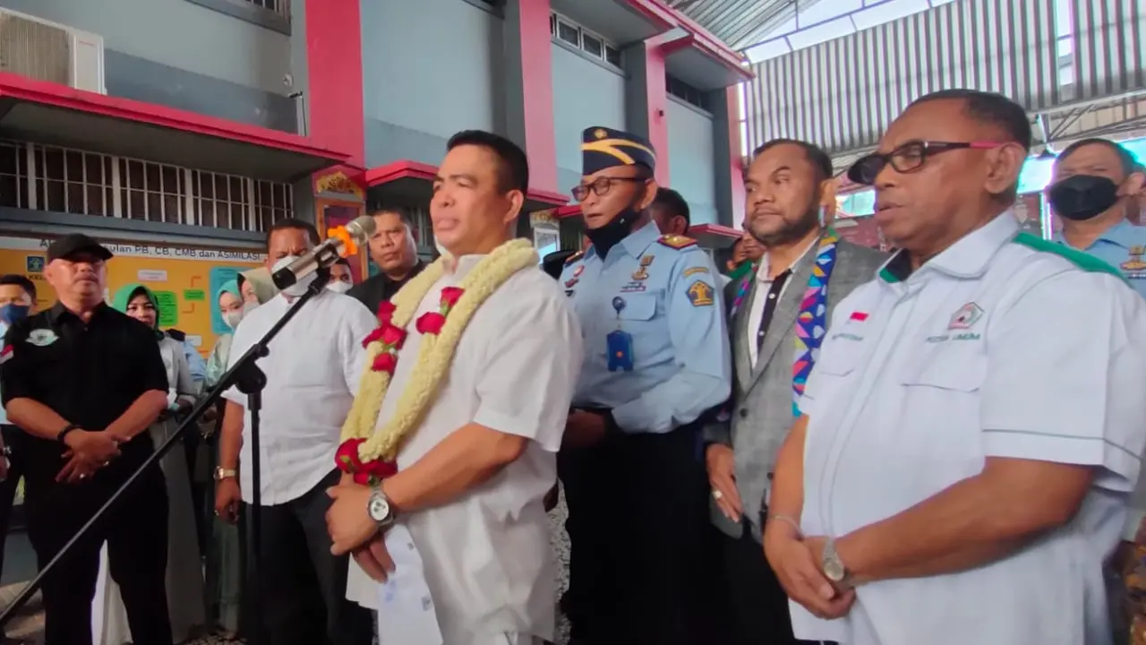 Tokoh pemuda Maluku, Umar Ohoitenan alias Umar Kei bebas bersyarat dari Lapas Kelas 1 Cipinang, Jakarta Timur, pada Senin (17/10/2022) (Istimewa)