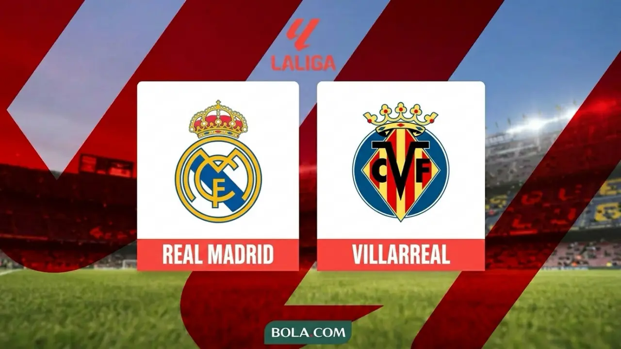 Ilustrasi Real Madris Vs Villarreal