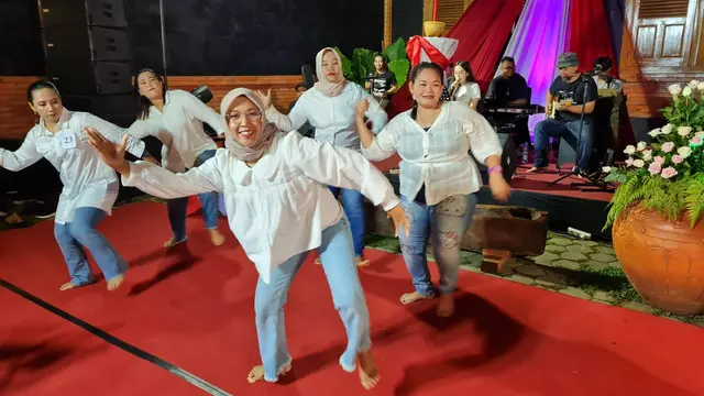 Lomba goyang gemoy ala Prabowo. (Istimewa)