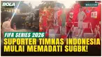 Menilik Situasi Jelang Timnas Indonesia Melawan Bulgaria, Cuaca Tak Patahkan Semangat Suporter
