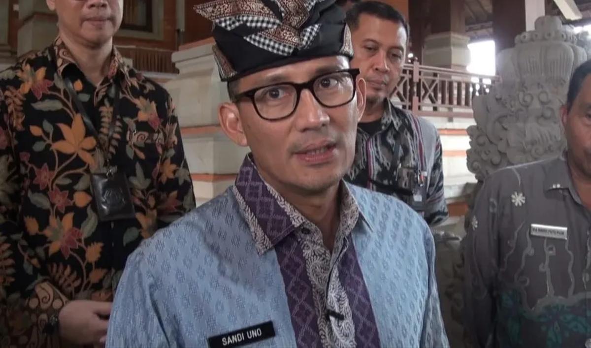 Sandiaga Uno berada di peringkat kedua dengan angka persentase sebesar 15,7 persen.<br>