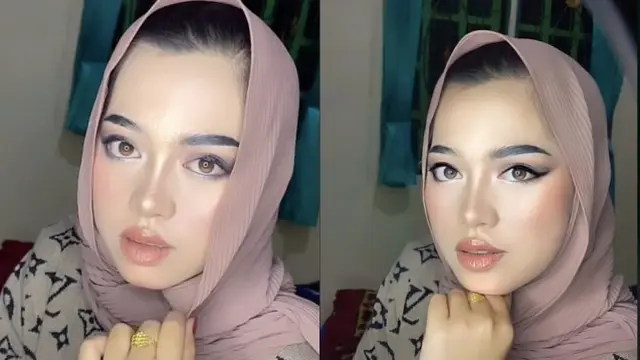 Viral MUA Ini Rias Sahabat Sendiri Saat Lamaran dengan Brutal, Hasilnya Bikin Kagum. (Sumber: TikTok/@roykiosaki)