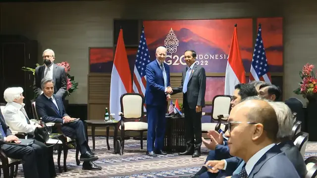 Jokowi bertemu Joe Biden di Bali