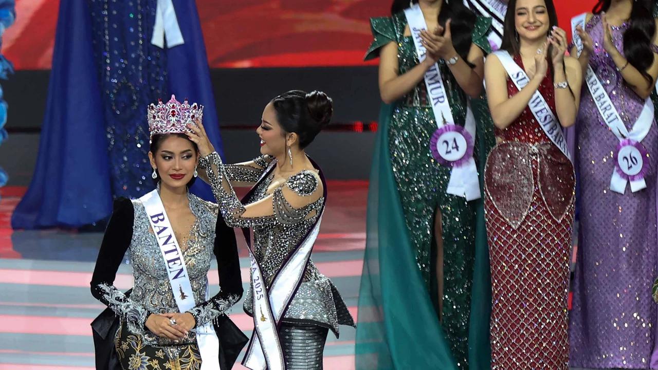 FOTO: Agnes Aditya Rahajeng asal Banten Dinobatkan sebagai Puteri Indonesia 2026