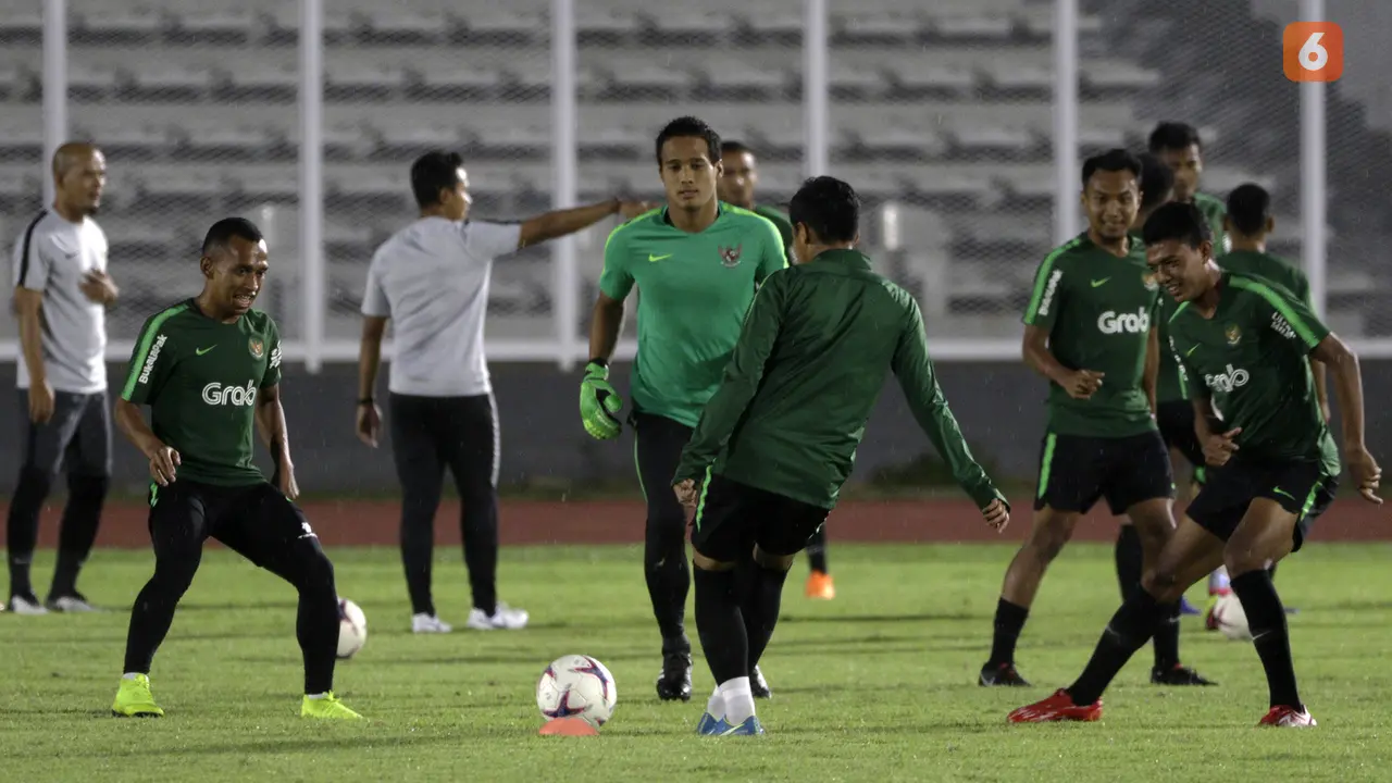 Latihan Timnas Indonesia