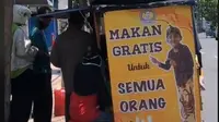 Keluarga di Surabaya Tiap Hari Bagikan Makanan Gratis. (dok.TikTok @rayanrizky22/https://www.tiktok.com/@rayanrizky22/video/6886373608801799425/Henry)