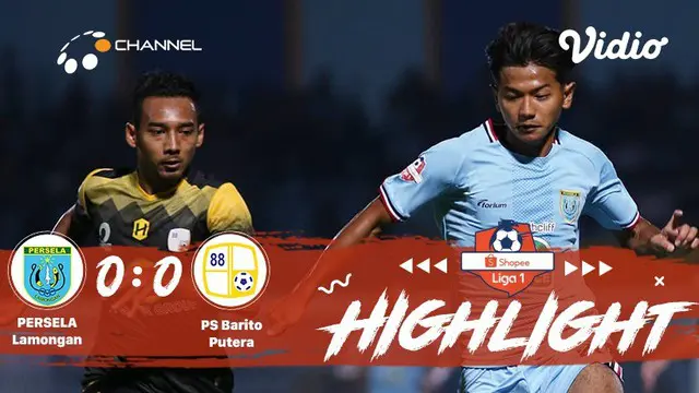 Babak Penyisihan #ShopeeLiga1 yang mempertemukan #Persela Lamongan vs #PS Barito Putera pada hari Senin malam (04/11/2019) berakhi...