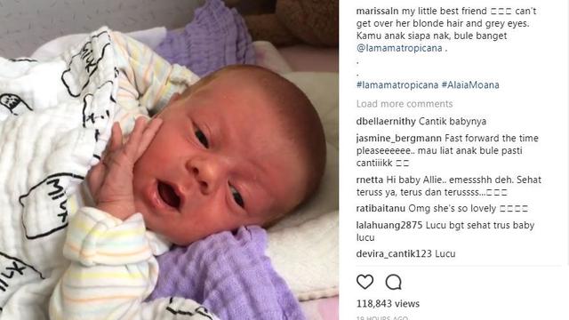 Bermata Abu Abu Anak Marissa Nasution Bikin Gemas Showbiz Liputan6 Com