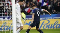 Prancis menang 2-1 atas Moldova. (AP Photo/Francois Mori)