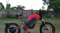 Sepeda listrik Angry Bull, karya Lombok E-Bike Builder (Le-Bui)