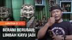 Memanfaatkan limbah kayu lame, seorang polisi di Kabupaten Subang merangkul para perajin membuat berbagai kerajinan, mulai dari kujang, senjata tajam khas Sunda, hingga berbagai macam bentuk patung.