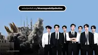 BTS Army Indonesia dan Human Intiative menginisiasi sebuah program untuk membantu korban-korban di Palestina yang terdampak konflik dengan Israel. [Foto: Instagram/army_indonesia]