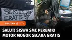 Masih soal banjir, tapi bukan di Jakarta melainkan di Kabupaten Gresik, Jawa Timur, yang menyebabkan sejumlah kendaraan mogok akibat melintasi genangan air. Membantu pengendara yang kendaraannya mogok, para siswa SMK YPI Darussalam I Cerme dari jurus...