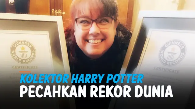 VIDEO: Koleksi Ribuan Pernak Pernik Harry Potter, Wanita Ini Pecahkan Rekor Dunia