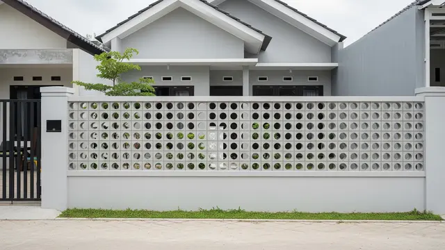 9 Model Pagar Roster untuk Rumah Kecil agar Sirkulasi Udara Lancar dan Sejuk
