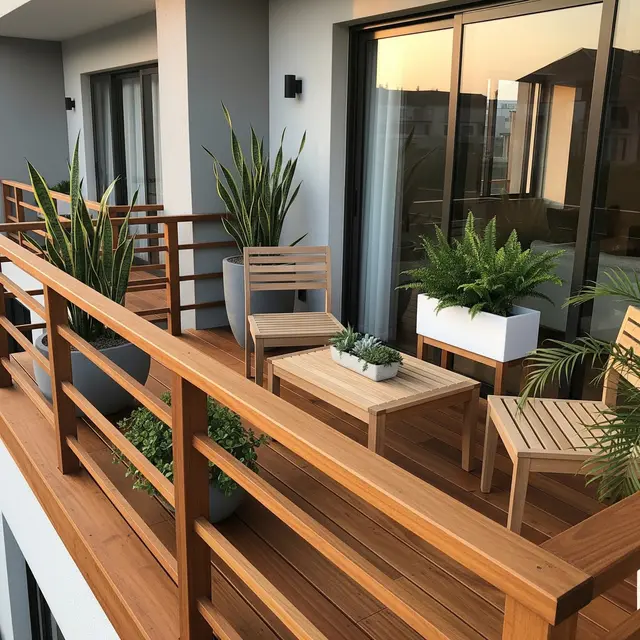 Model Balkon Depan Rumah Minimalis (Image by Gemini AI)