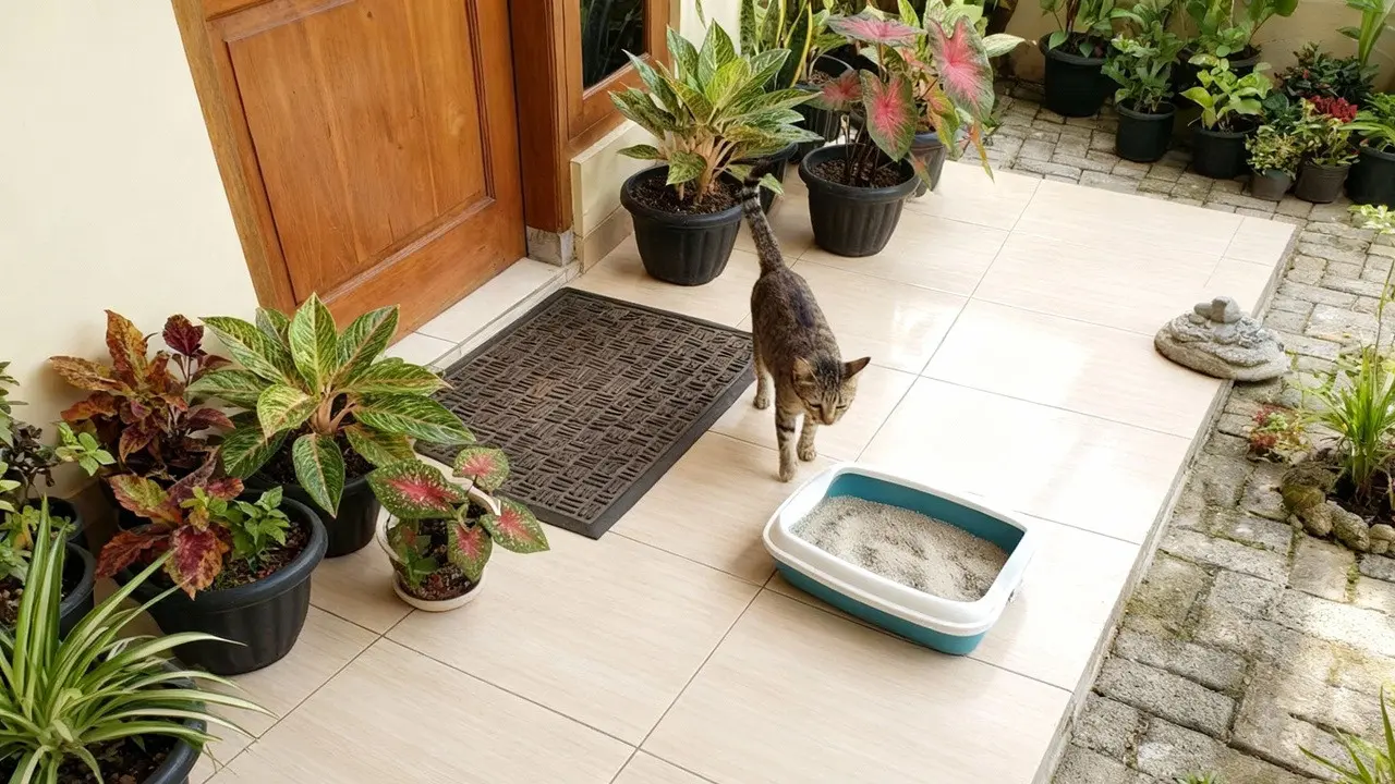 Cara Agar Keset Tidak Dikencingi Kucing