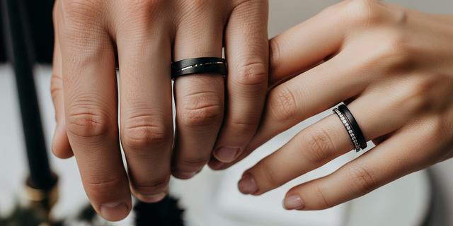 6 Trend Model Cincin Nikah Hitam 2025, Pilihan Stylish untuk Pengantin Muda