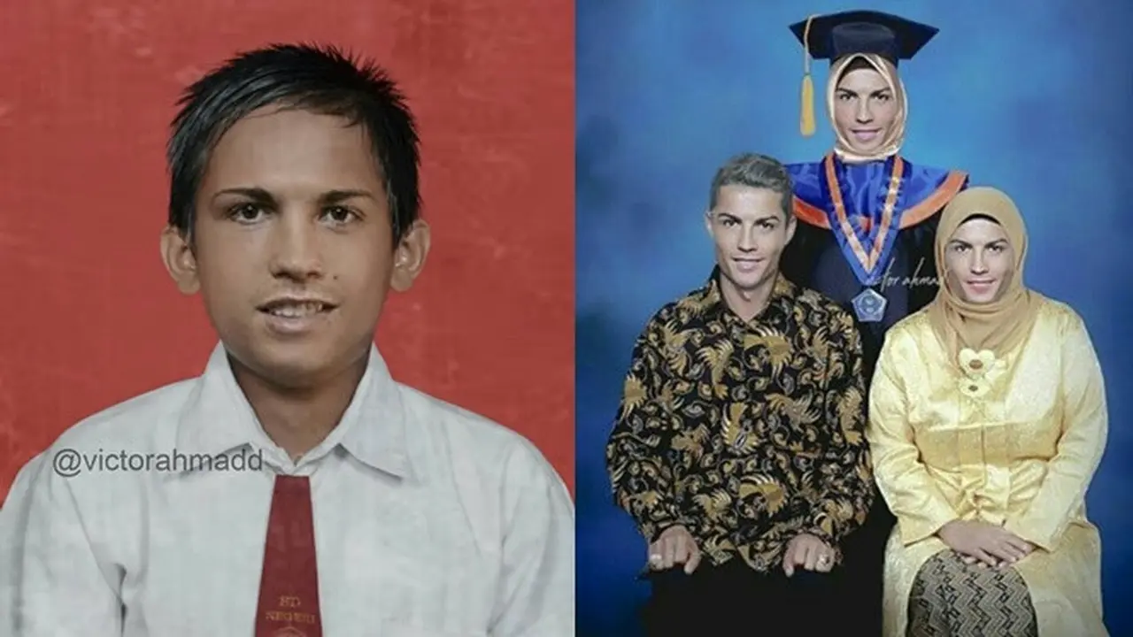 6 Editan Foto Cristiano Ronaldo Ini Bikin Ketawa Geli